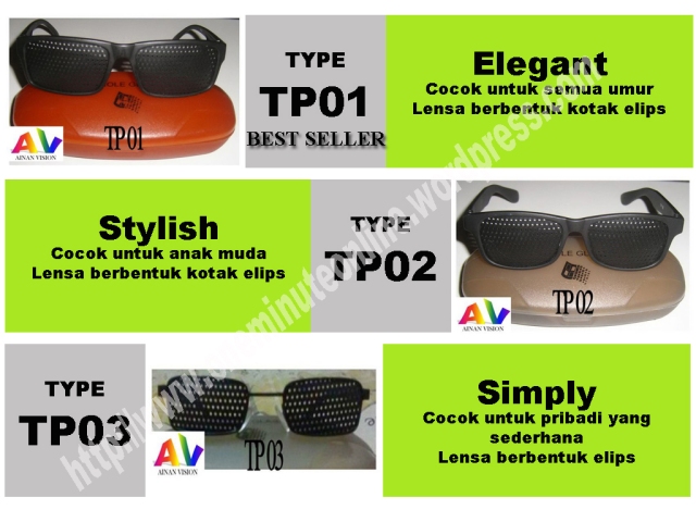 kacamata terapi  type TP01 TP02 TP03